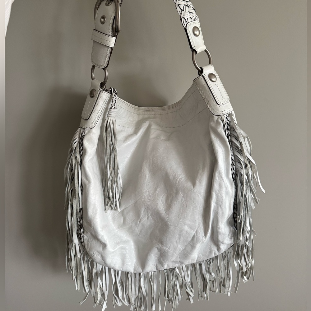 Authentic Coach fringe bag - like new